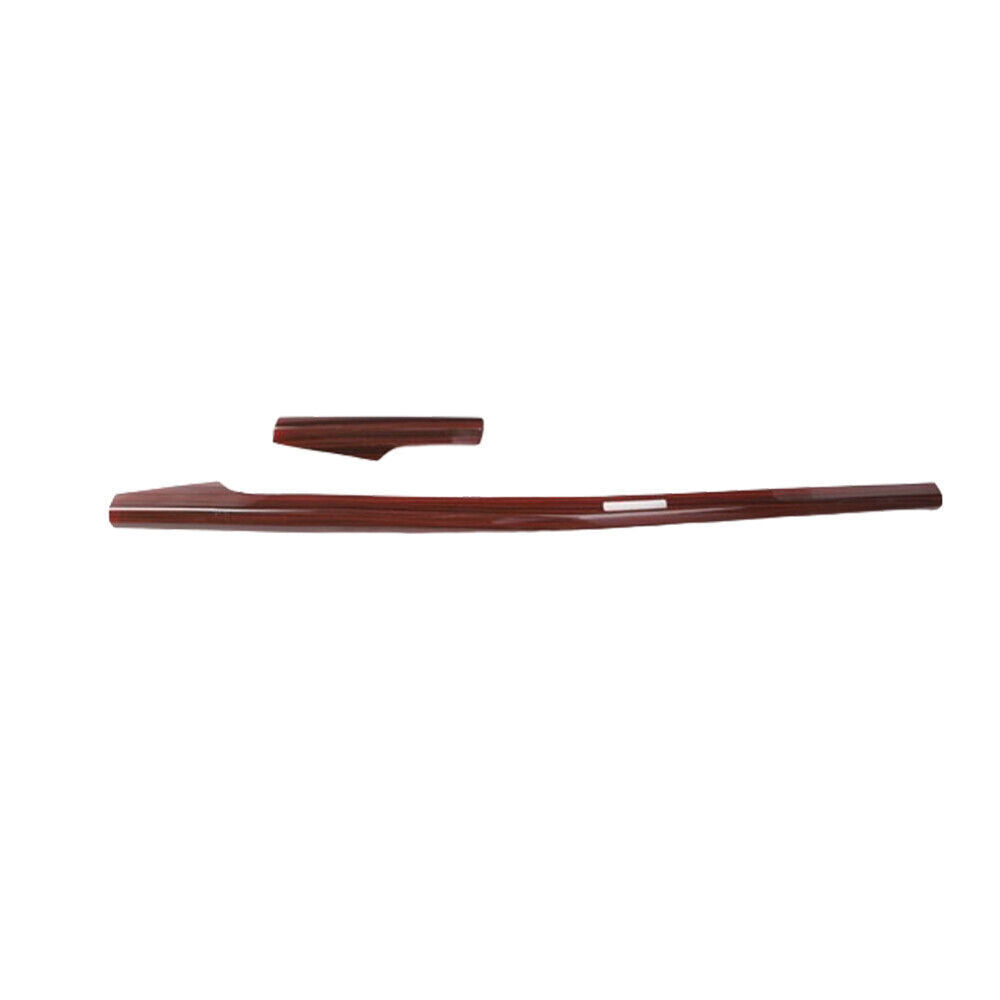 Fit for Audi Q5 18-2024 Peach Wood Grain Inner Console Instrument Strip Trim 2P