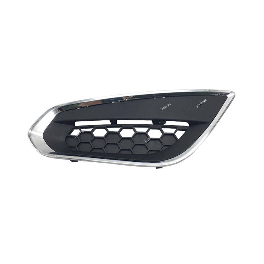 Pair Front Left +Right Bumper Grille Foglight Chrome Cover for Volvo S60 2011-13