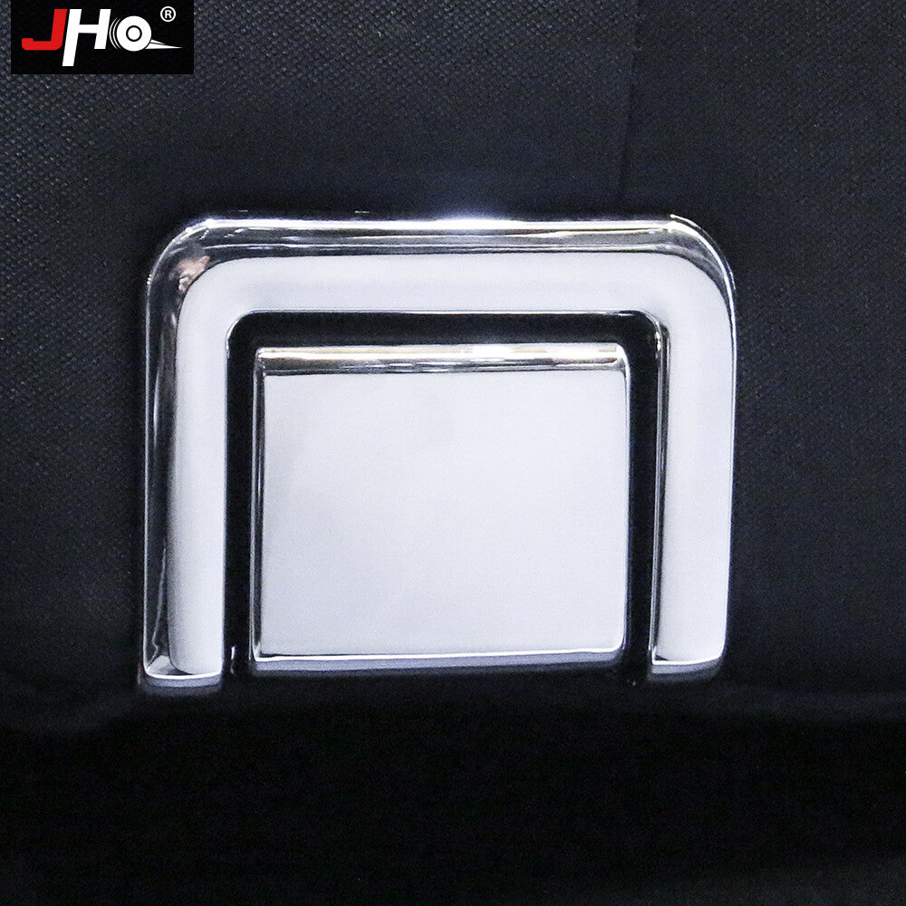 Chrome Car Inner Rear for Seat Handle Cover Trim Silver for Toyota Tundra 2014-2021