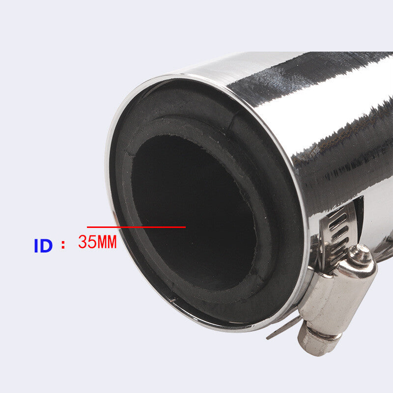 24-inch universal stainless steel radiator flexible cooling water hose kit with cap