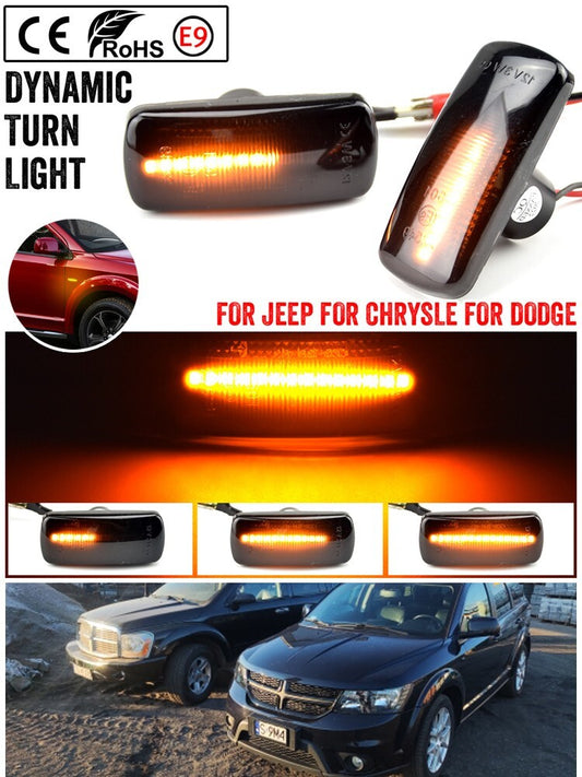 Dynamic Side Marker Light for Jeep Patriot for Chrysler for Dodge Avenger Grand Caravan