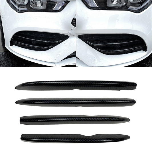Front Fog Light Decorative Cover Trim Carbon for Mercedes-Benz CLA C118 2020+