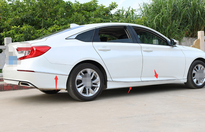 for Honda Accord 2019-2022 Silver Side Door Body Line Guard Molding Cover Trim