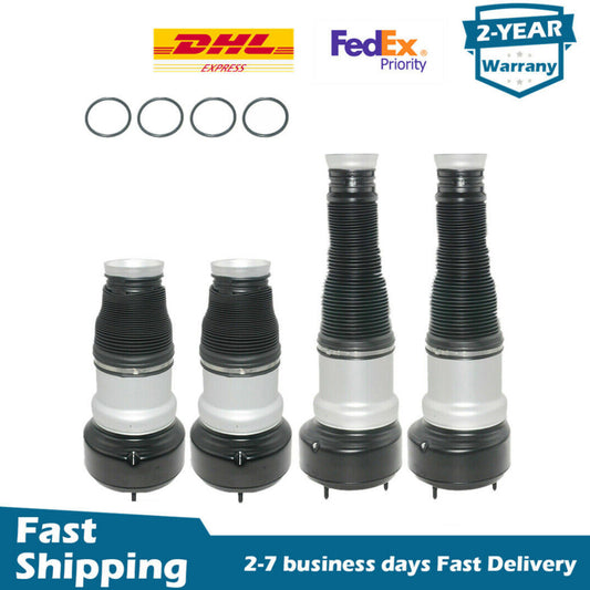 4x Front Rear Air Suspension Bags Fit for Mercedes-Benz W221 C216 S350 S550 2005-13