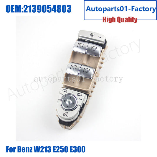 Front Left Power Window Switch Beige 2139054803 for Mercedes Benz W213 E250 E300