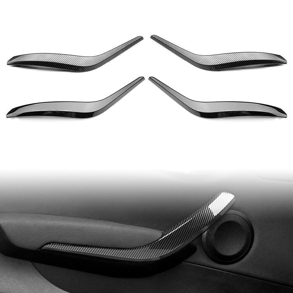 Car Inner Door Panel Handle Pull Trim Cover Fit for BMW X1 E84 2010-2016 2015 2014