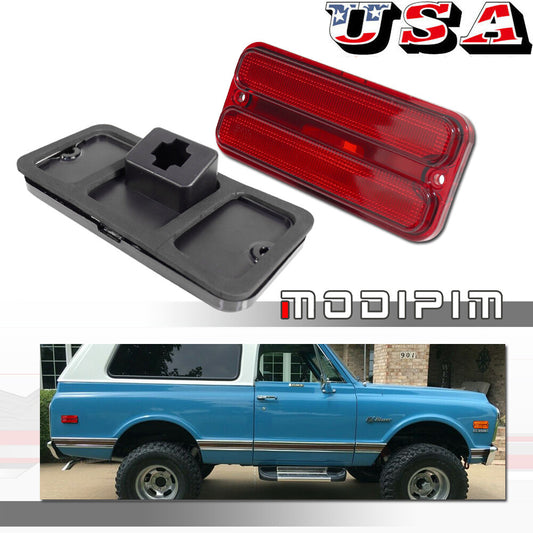Applicable to 1968-72 for Chevrolet C10 for GMC pickup trucks with LED side markers and turn signals. Red for Chevrolet .