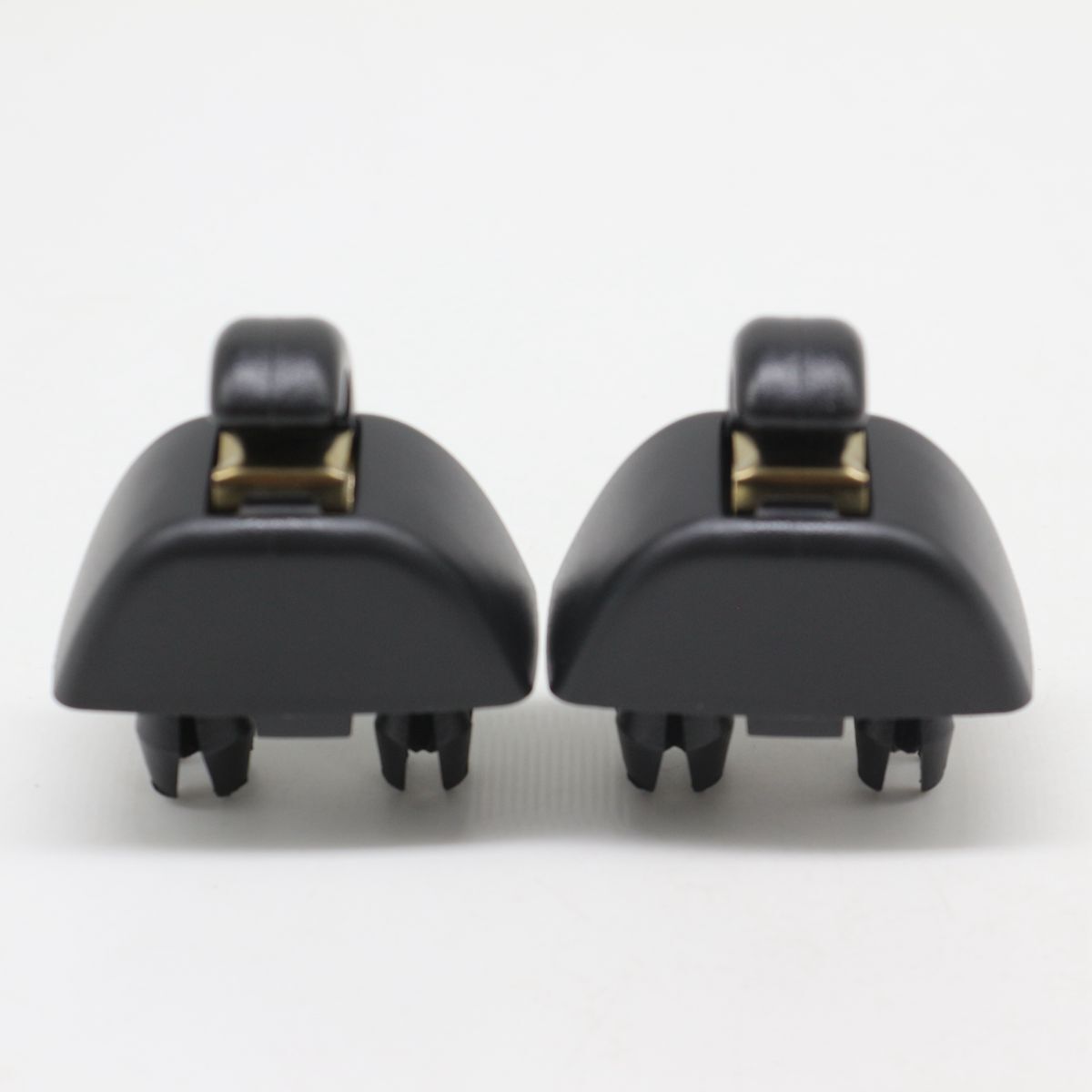 2-Pack Black Sun Visor Support Clips 6R0857561Y20 for 2012-2015 for Volkswagen for Passat