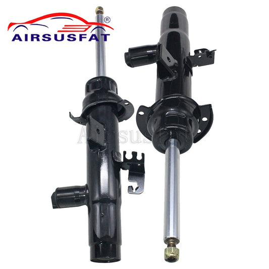 A pair of front suspension shock absorbers with EDC for BMW 3 Series, 4 Series, F30, F31, F32, F33, and F80. (2013-19)