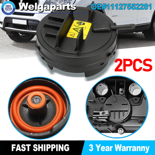 2PCS NEW PCV Cover of N52 Engine Valve Cover for BMW E82 E90 Z4 X3 X5 128i 328i