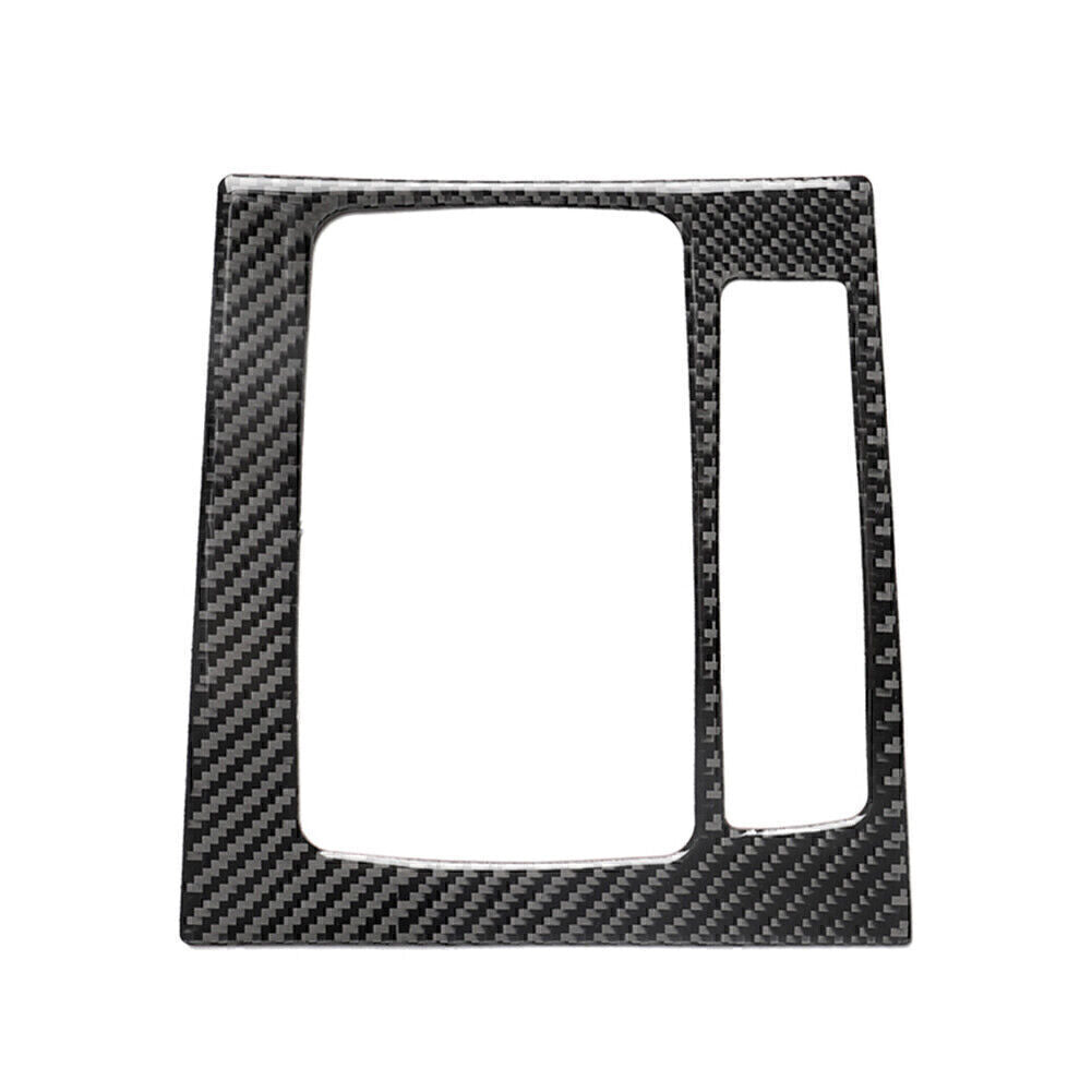 1Carbon Fiber Console Gear Shift Panel Frame Cover Fit for Mazda 3 Axela 2017-2018