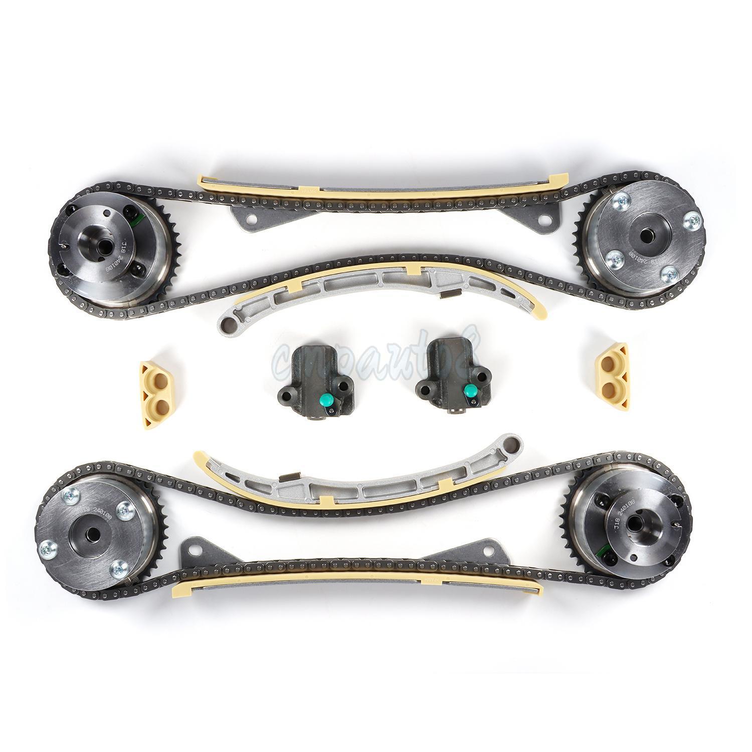 14pc Timing Chain Kit  VVT Gear for 2015-21 Sedona 3.3L 24350-3CGA1 24410-3CGA3