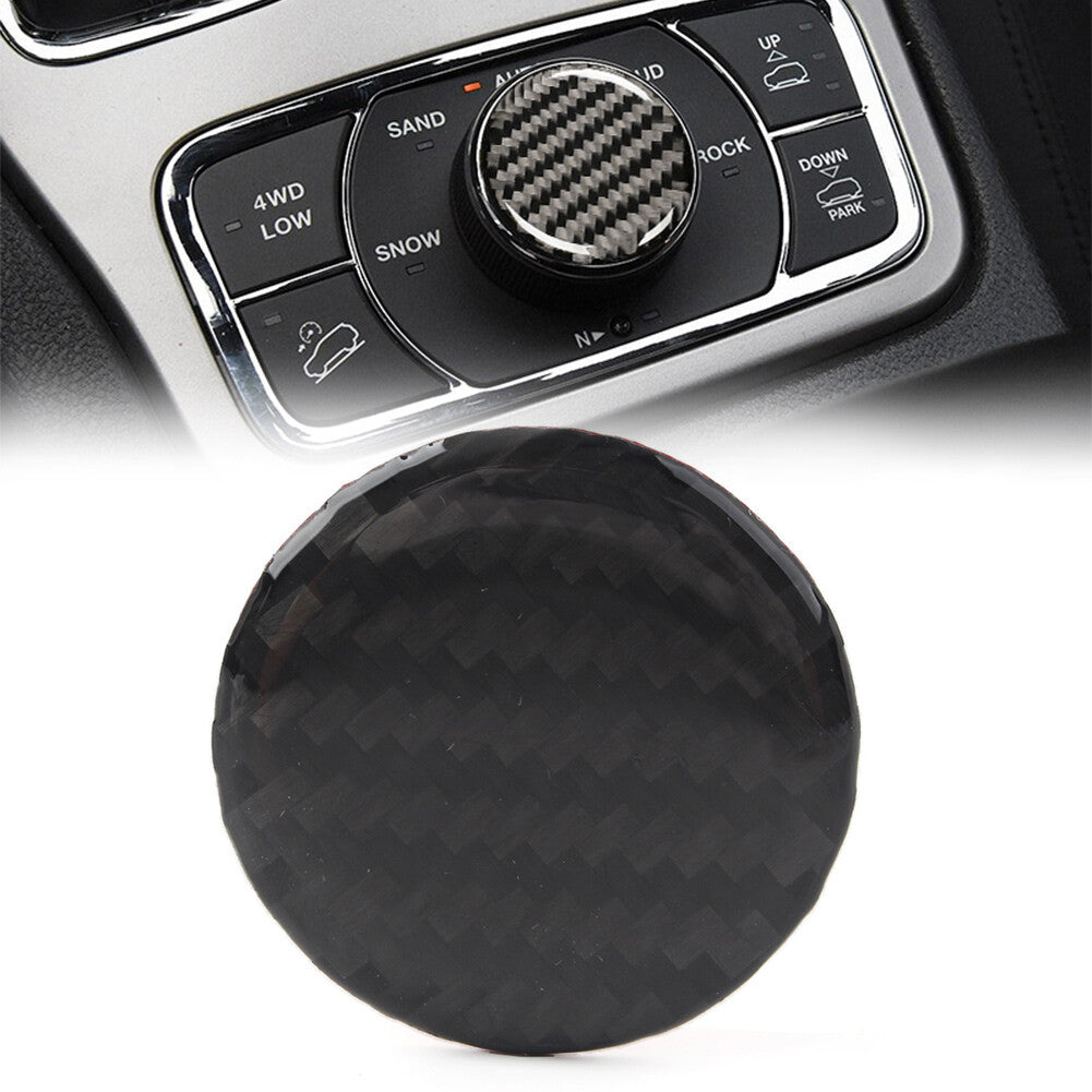 Central Console Knob Button Cover Trim Fit for Jeep Grand Cherokee 2011-22