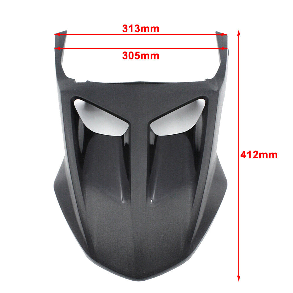 Front Fender Tip Beak Extension Fit for BMW F800GS/Adventure 2014-2017 Motor Black