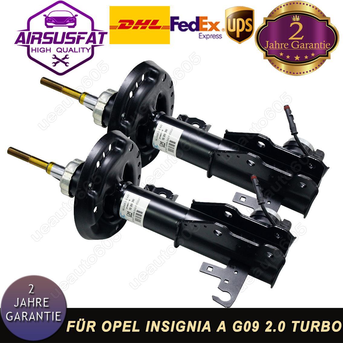 2x for Opel Insignia A G09 2.0 CDTi 2008-2017 front right left shock absorbers