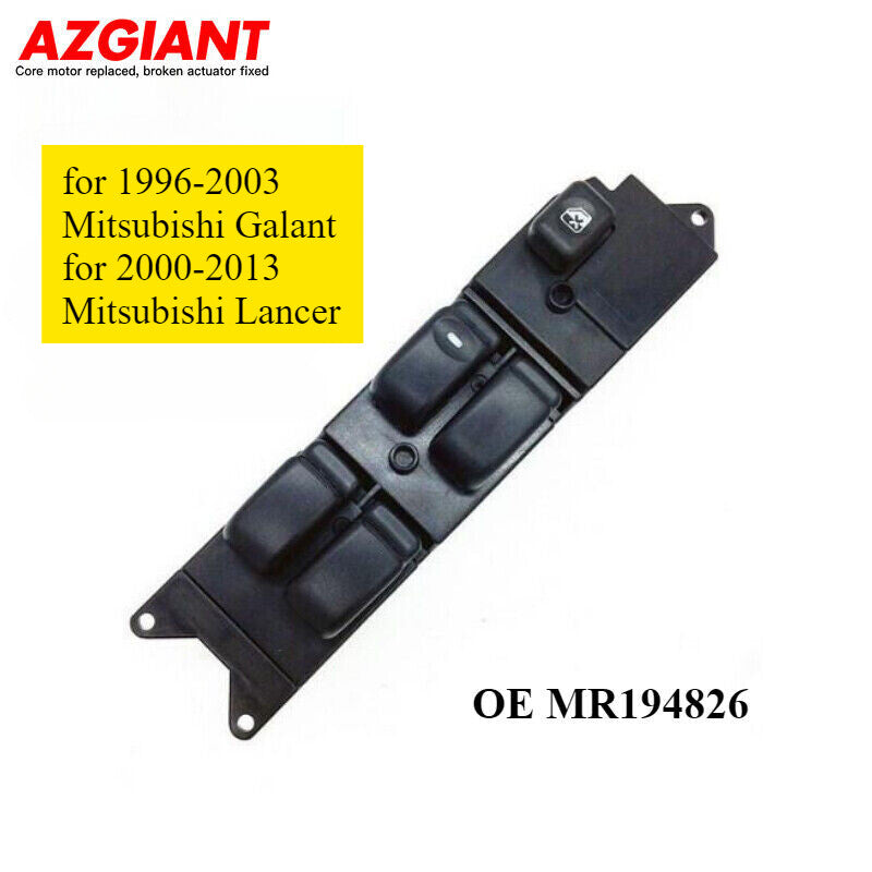 FRONT LEFT DRIVER POWER WINDOW SWITCH for Mitsubishi Galant / Lancer MR194826