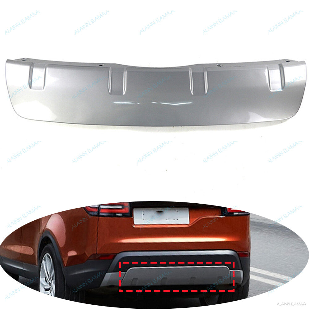 Rear Bumper Protector Cover Plate r Fit for Land Rover Discovery 2017-21,Silver