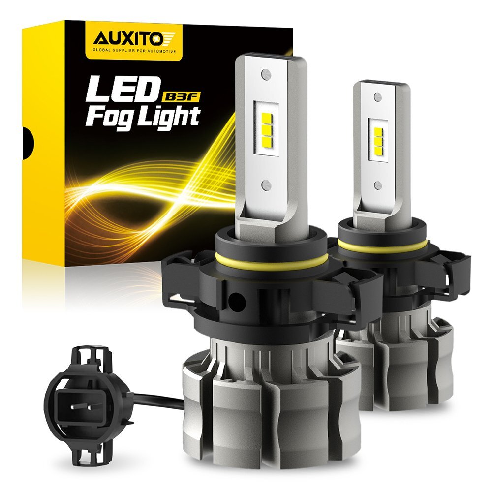 AUXITO H16 5202 LED, Blood Red 4000LM 6500K, EOB Bubble.