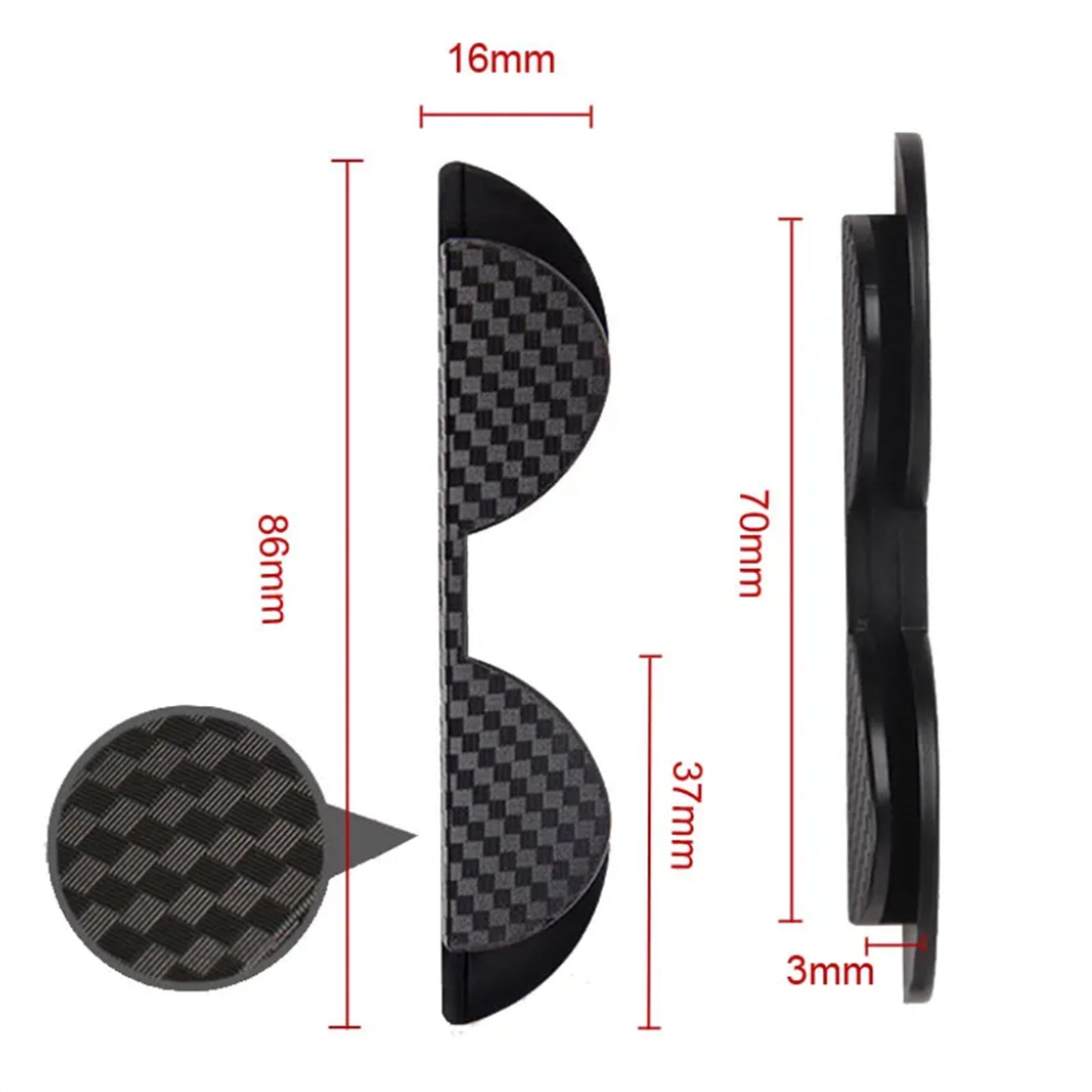 4Pcs/Set Car Door Guard Edge Corner Bumper Trim Protection Strips Universal