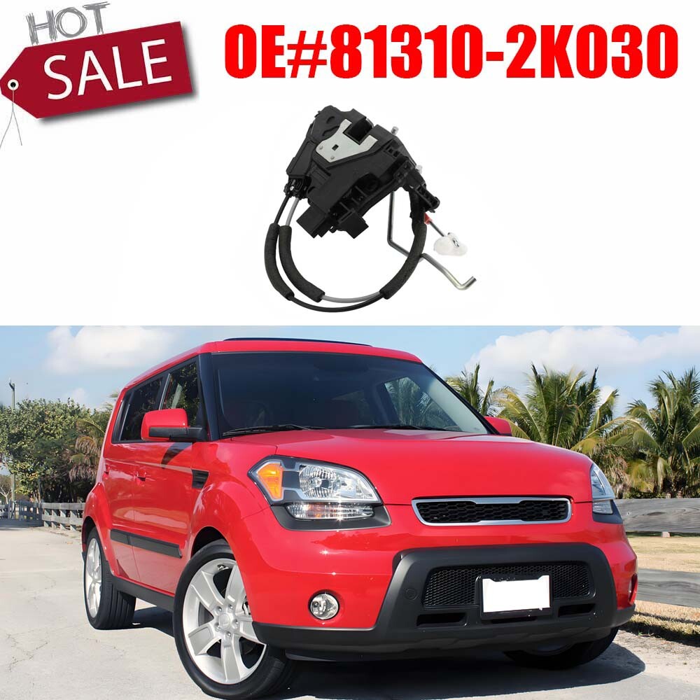 81310-2K030 Front Left Door Lock Latch Actuator Replacement Part for Kia Soul 2011-2013