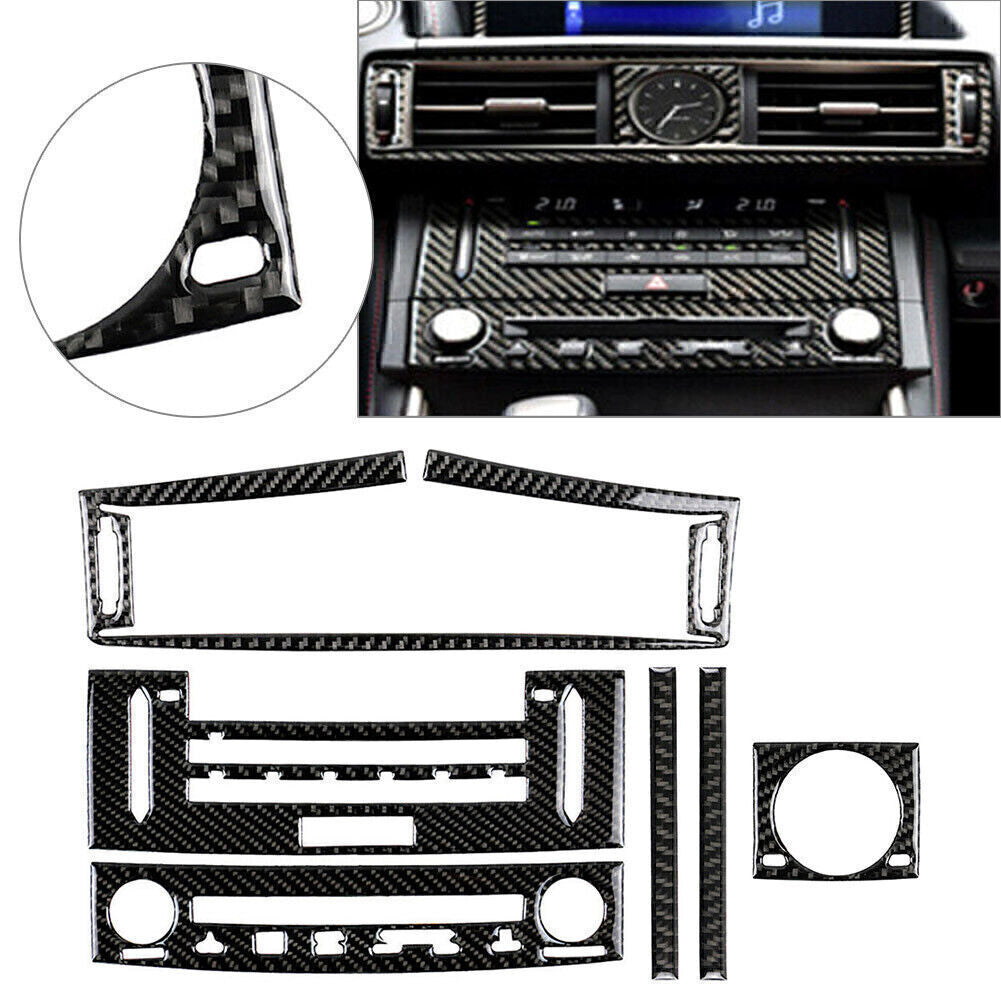 Luft Entl¨¹ftung ACCD Panel Cover Trim f¨¹r for Lexus IS250 IS350 14-18LHD Kohlefaser