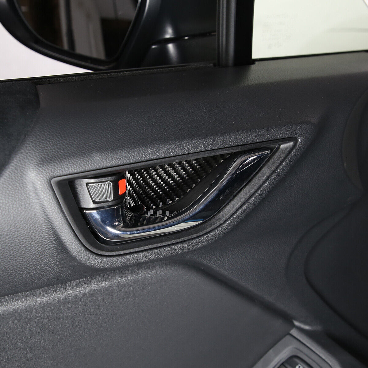 Fits 22-23 GR86.BRZ interior door handle bezel carbon fiber trim sticker