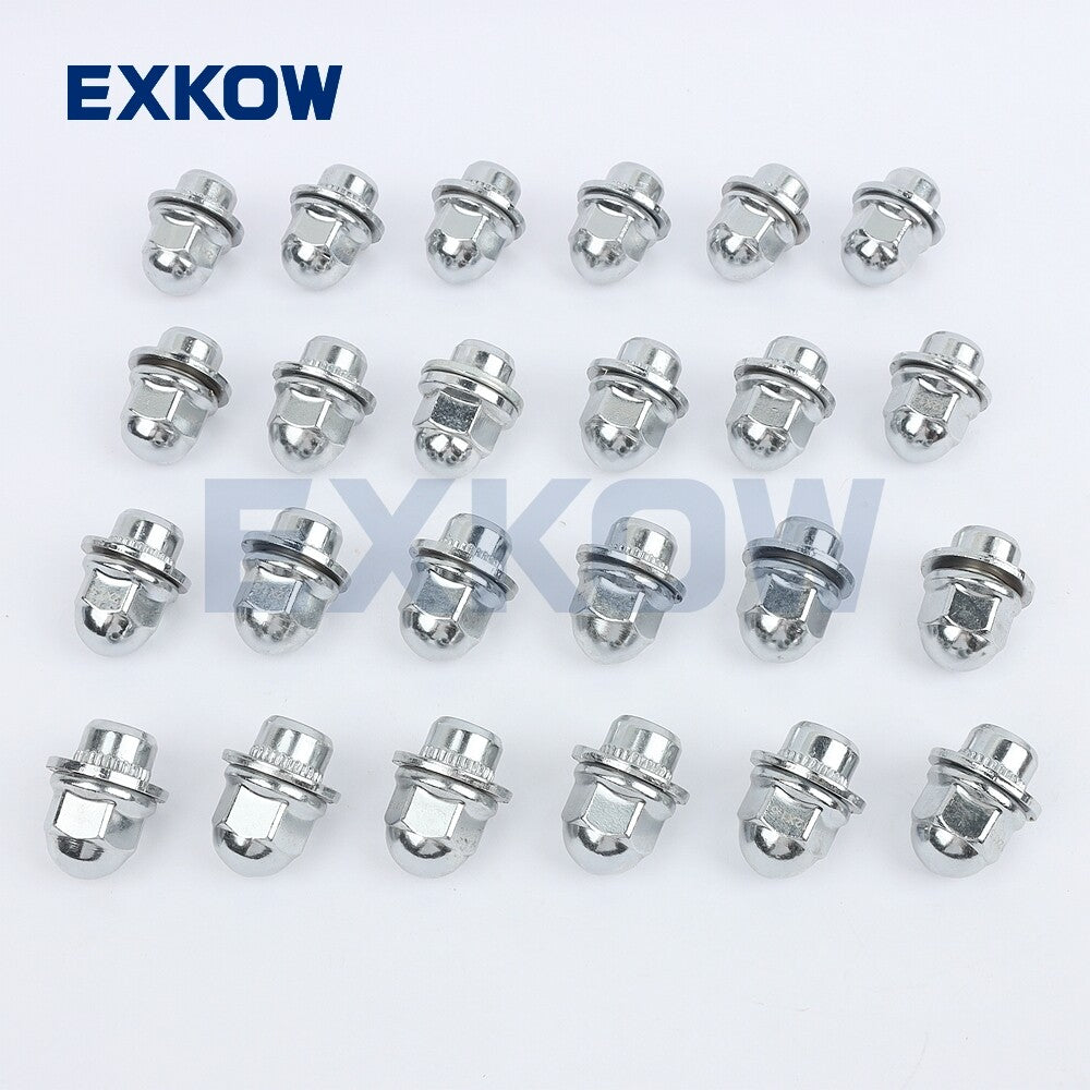 24pcs Shank Washer Alloy Wheel Nut for Mitsubishi Pajero NS Triton ML Lancer GTO
