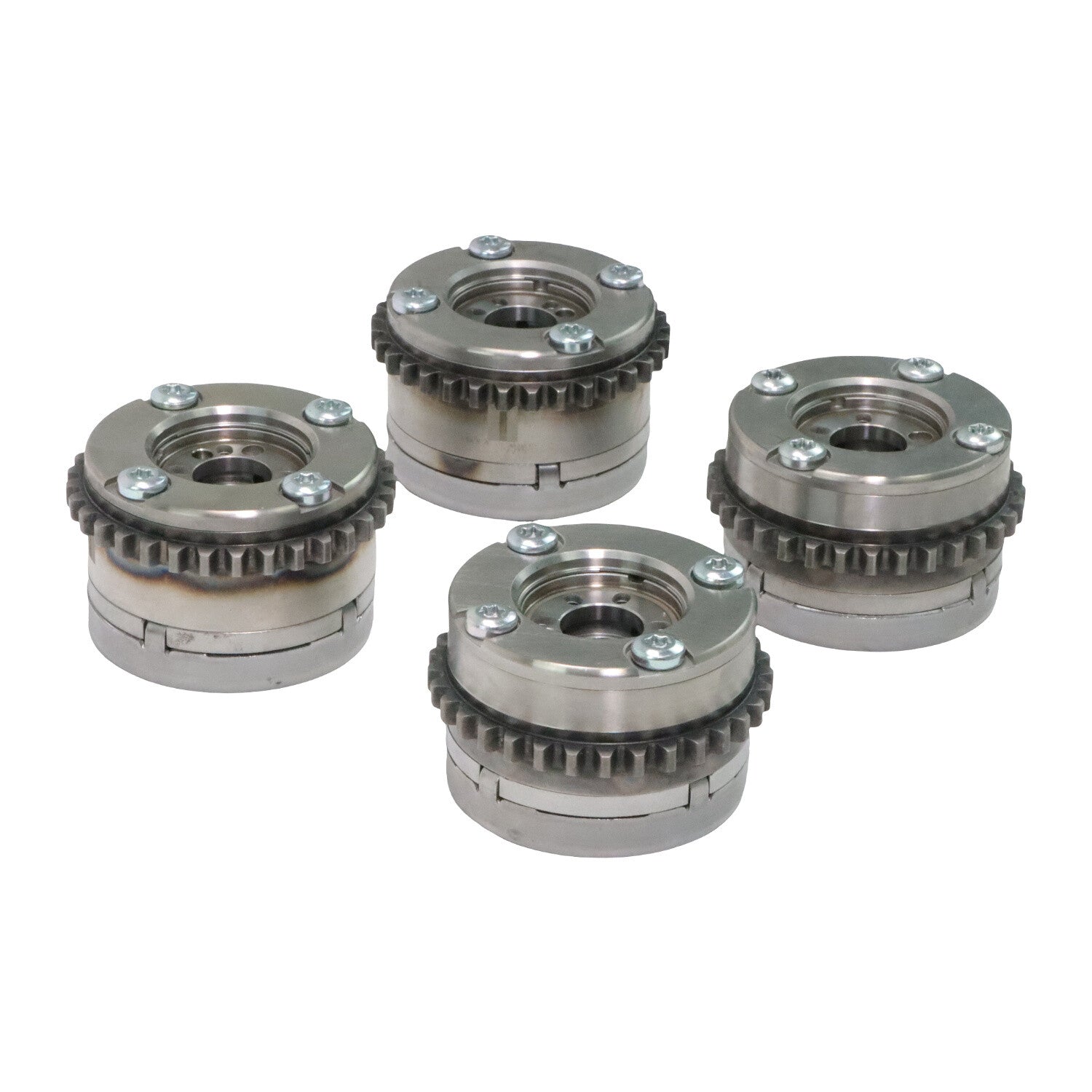 4Pcs Intake Exhaust L+R Camshaft Adjusters fit for Mercedes W166 M276 C43 W222 AMG