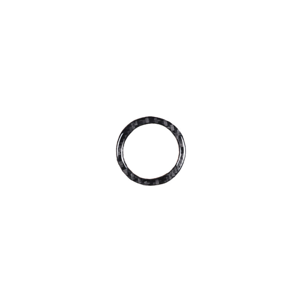Carbon fiber interior engine button cover trim suitable for Chrysler 300 2015 - 2022