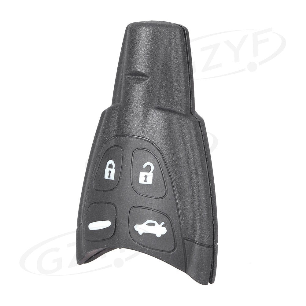 4 Buttons Remote Key Fob Shell Cover Case Keyless for Saab 9-3 Sport Sedan 03-11