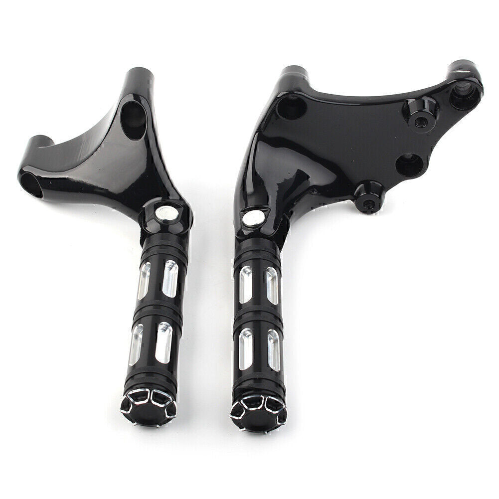 Rear Passenger Foot Peg Footrest Kit Fit for Harley SuperLow XL883L XL1200T 2014-21