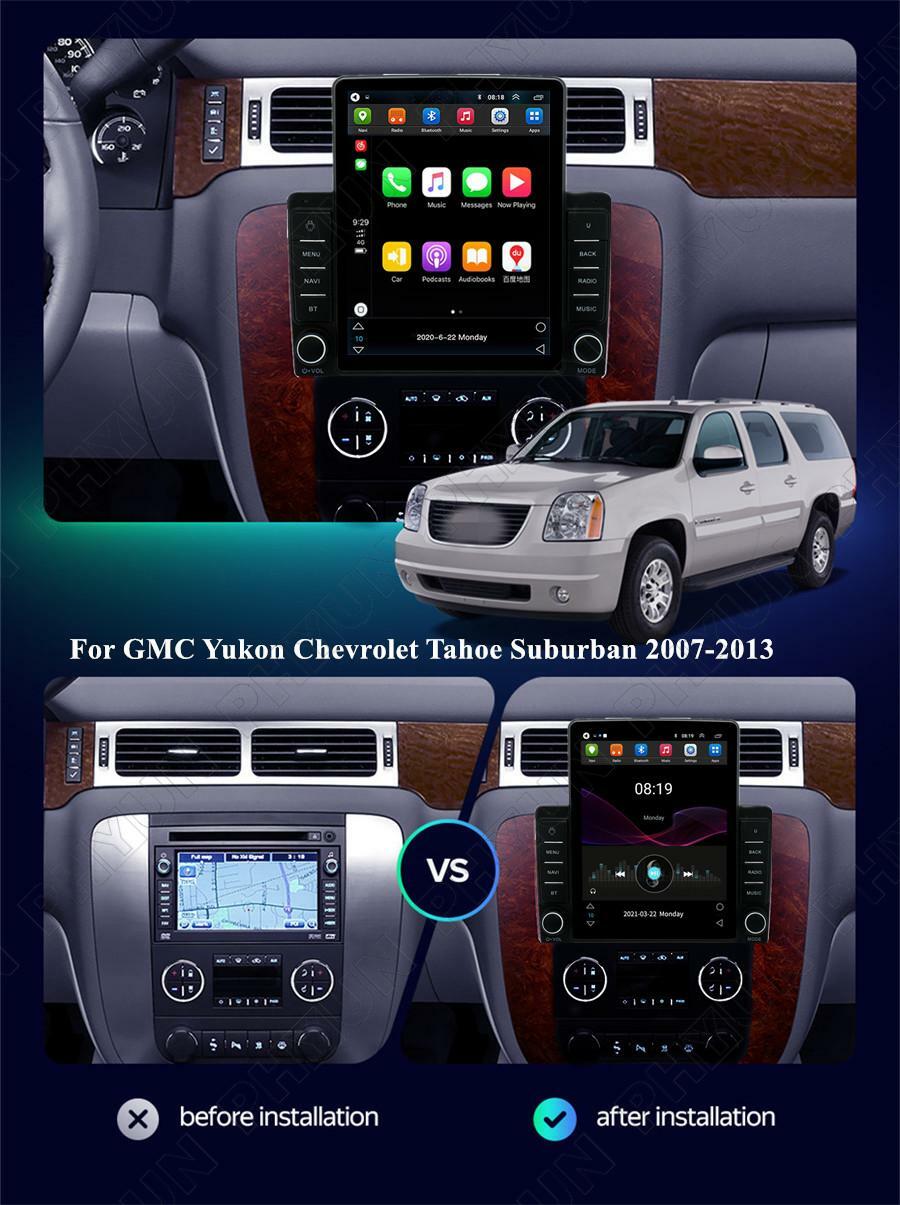 Android10.1 9.5 Radio Stereo Nav GPS For 2007-13 Chevy Suburban/Tahoe for GMC Yukon