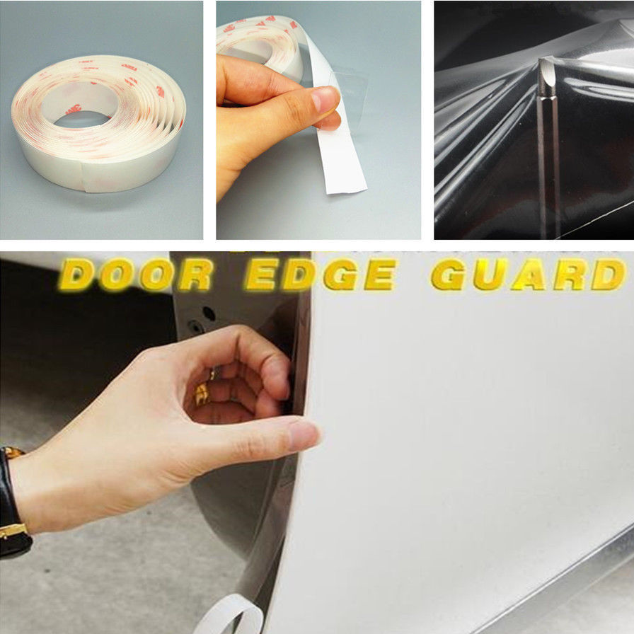 INVISIBLE Clear Car Door Sill Edge Paint Anti-Scratch Protection Film Sticker