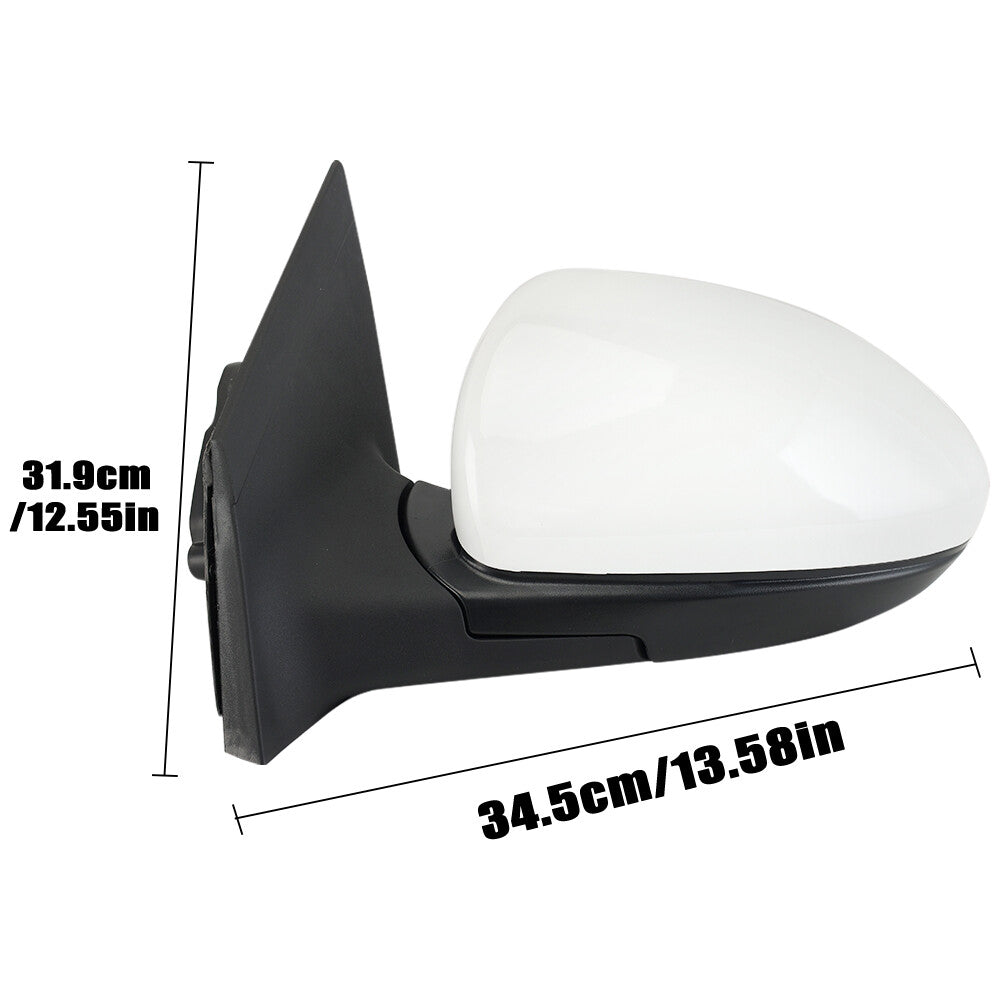 F¨¹r for Chevrolet for Cruze 2009-2014 Spiegelglas Au?enspiegel Links Wei? 96831834