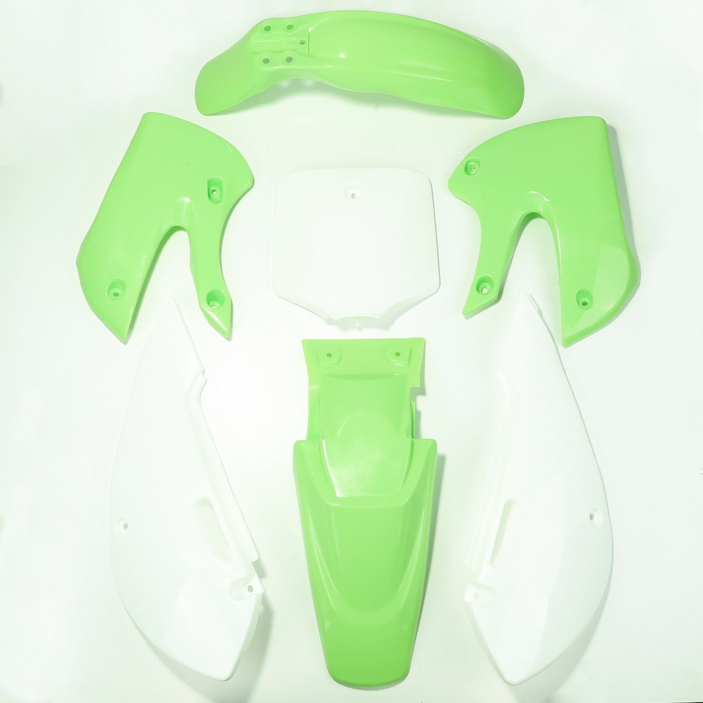 Plastic fender decal graphic kit for KLX 110 and KX 65 Dirt Pit Bike Motocross