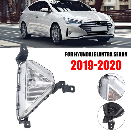 for Hyundai for Elantra Sedan 2019-2020 Right Front Bumper Fog Light Driver Light