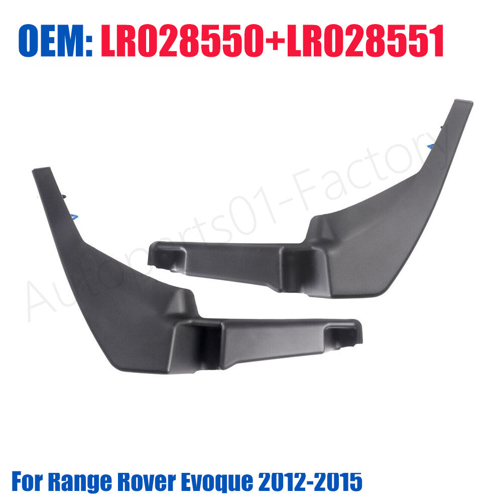 Pair Front Bumper Wheel Extension Bracket for Range Rover Evoque 2012-2015