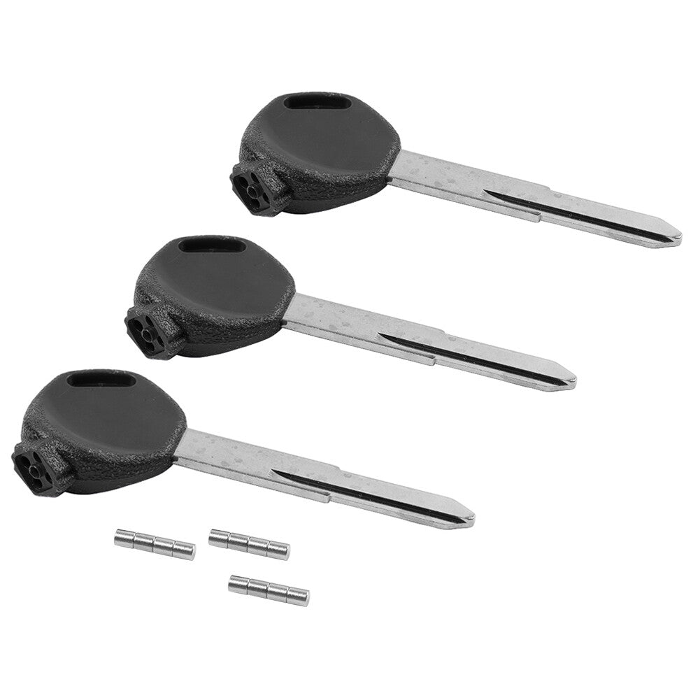 Scooter Blank Ignition Keys Uncut 3pcs Right Slot Fit for Honda PCX125 150 SH125 150