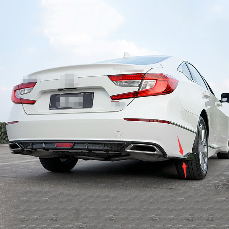 Carbon Rear Bumper Air Spoiler Side Body Trim Wing for Honda Accord 2018-2022