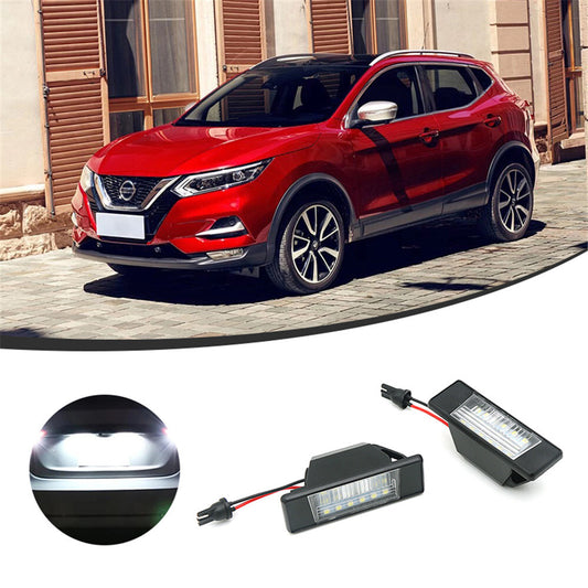 LED License Plate Light for Nissan Pathfinder R51 Qashqai J10 X-Trail 2013-2020