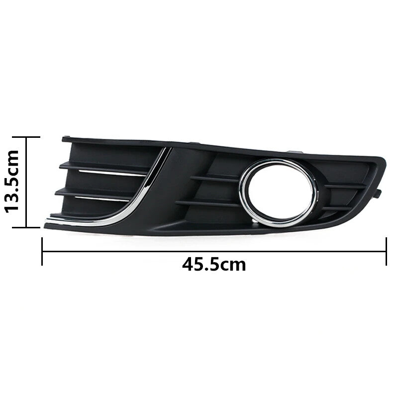 Pair Fog Light Lamp Cover Bumper Grille Front Bumper Grill for VW Polo 2011-2013