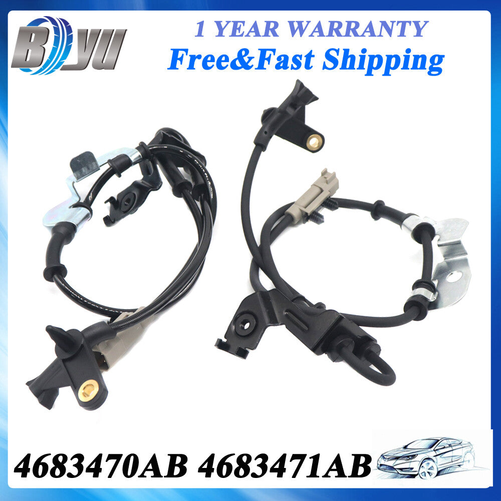 2Pcs ABS Wheel Speed Sensor Front Side for Chrysler Town Country for Dodge Caravan