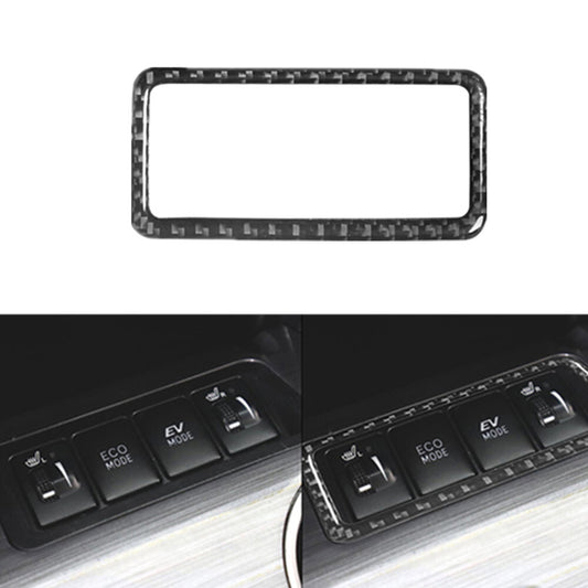 1X Carbon Fiber Interior Central Console Cover Trim for Toyota for Camry 2012-2014