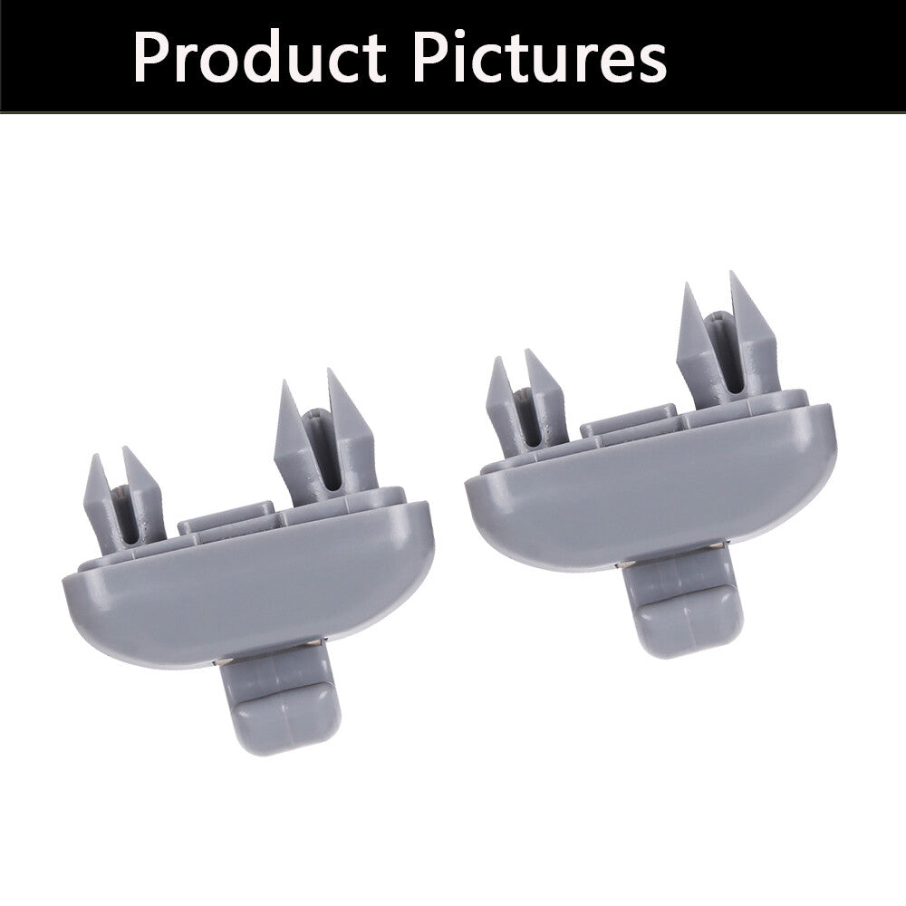 2PCS Sun Visor Retainer Hook Clip Buckle Bracket for Audi A6 C5 A4L A6L Q5 Q3 A5