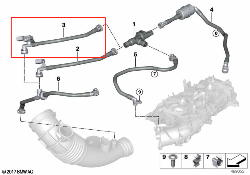 new 13908671406 fuel tank ventilation pipe suitable for BMW and for Mercedes-Benz .
