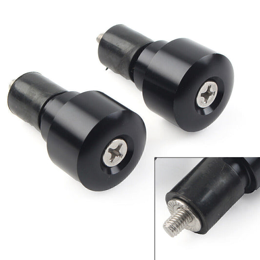 CNC Lenkergriffe Bar End Slider Cap f¨¹r for HONDA CBR600RR Motorrad Paar schwarz