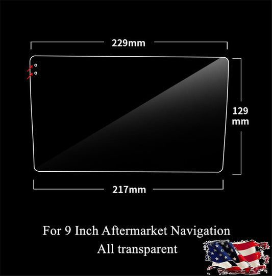9H Tempered Glass Screen Protector Film For 9 Inch Car Radio DVD GPS Navigation