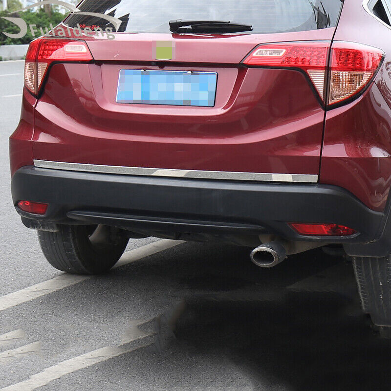 for Honda Vezel HR-V 2016-2020 STAINLESS REAR TRUNK TAILGATE DOOR LID COVER TRIM