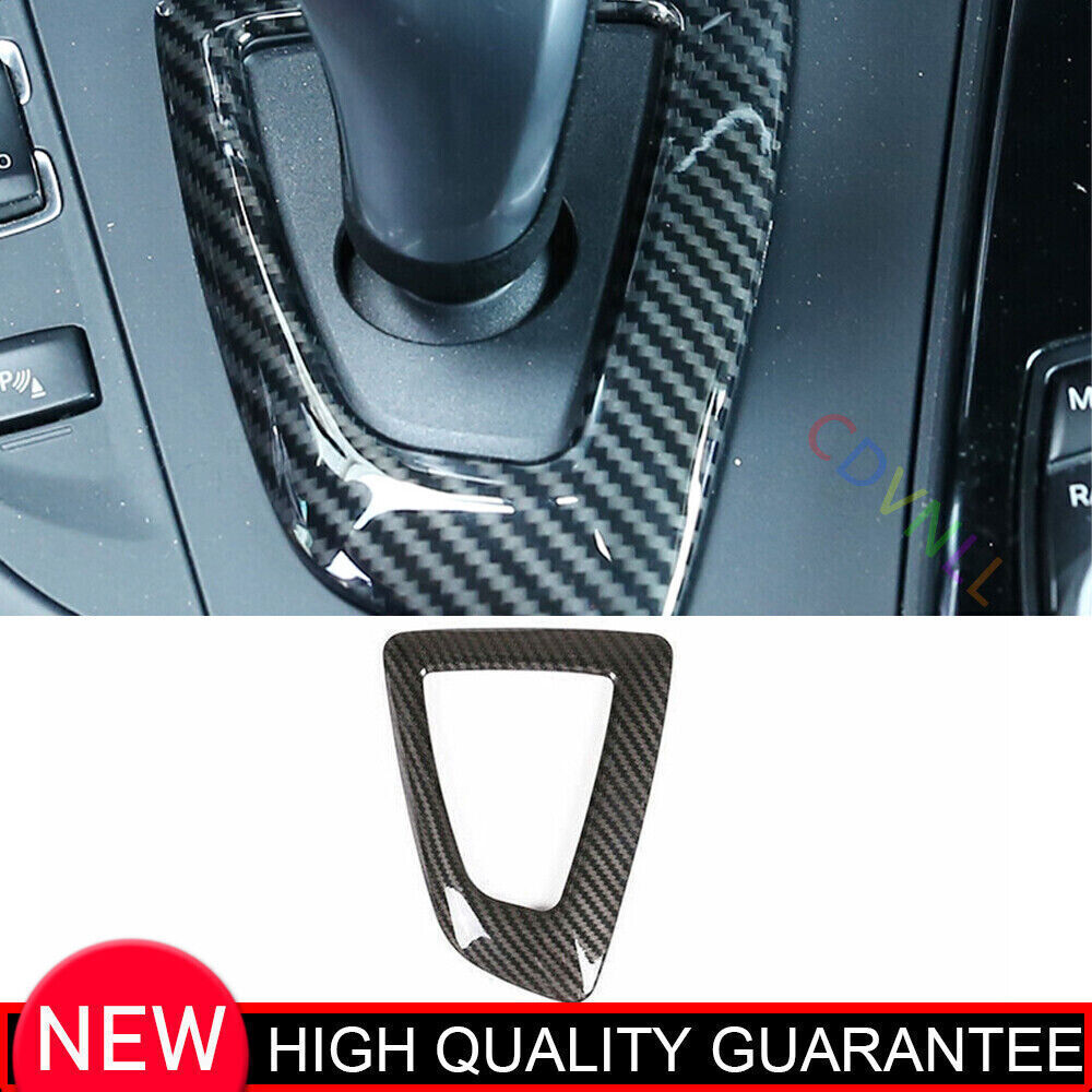 for BMW 3 4 Series 2014-2018 GT Carbon Fiber Middle Console Gear Shift Cover 1P