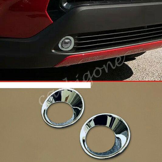 Chrome Front Fog Lamp Light Cover Trim ABS for Toyota for Corolla Cross 2020-2023